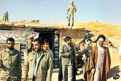 تصاویری از سه رئیسجمهور ایران در میدان جنگ